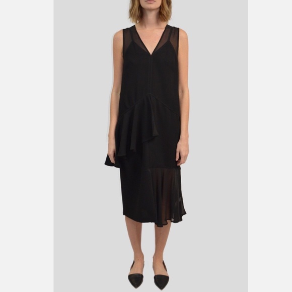 NWT OPENING CEREMONY TALENE SWING DRESS BLACK US2